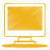 Yellow monitor