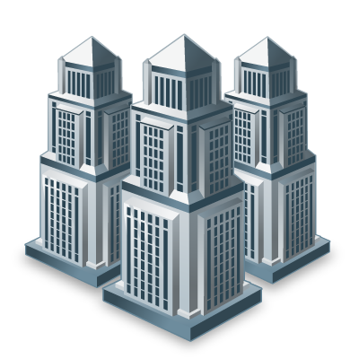 Buildings city companies businesses
