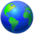 Planet world global earth