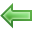 Green left arrow