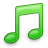 Music tone green itunes