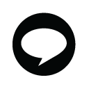 Message chat talk round monotone