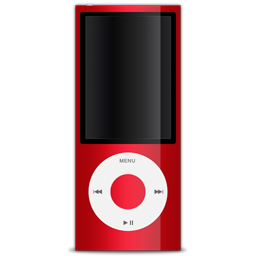 Red apple ipod