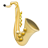 Music instrument jazz saxophone