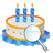 Birthday zoom cake
