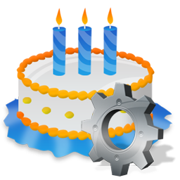 Gear cake birthday