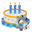 Gear cake birthday