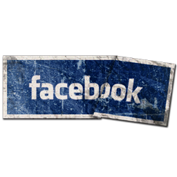 Social media tags grunge facebook