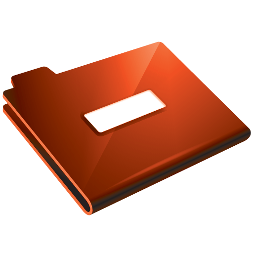 Red minus folder