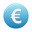 Currency blue euro