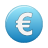 Currency blue euro