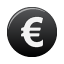 Euro currency black