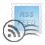 Feed post cyan stamp rss