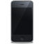 Front apple iphone black