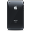 Retro black iphone apple