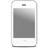Apple white iphone front