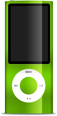 Ipod nano apple green