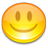 Button face yellow good smile happy