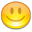 Button face yellow good smile happy
