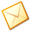 Letter envelope brown message