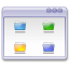 User interface window folders