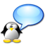Chat tux penguin