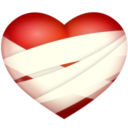 Heart bind valentines day up love