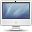 Computer on monitor graphite screen