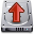 Up arrow disk upload remove