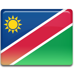 Flag namibia