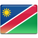 Flag namibia