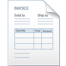 Invoice bill factura