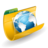 Web earth internet folder