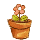 Pot flower