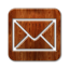 Mail wood envelope