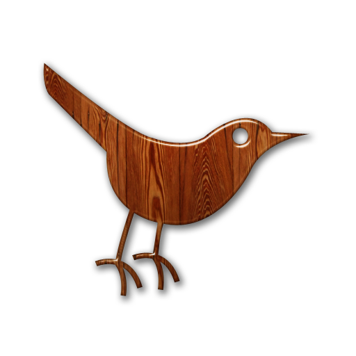 Wood bird twitter