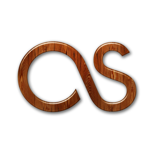 Lastfm wood logo