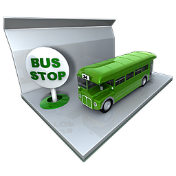 Stop bus public transportation