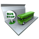 Stop bus public transportation