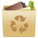 Trashcan garbage recycle bin trash full