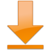 Arrow orange download down