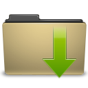 Folder arrow download down