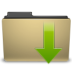 Folder arrow download down