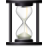 Clock hourglass time
