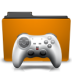 Folder games orange
