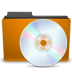 Orange folder cd