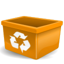 Empty trash recycle bin