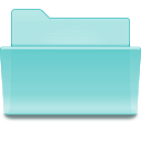 Green blue folder