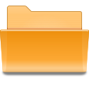 Orange folder