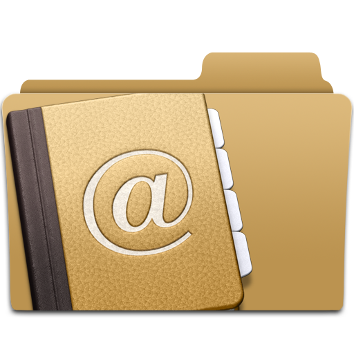 Address contacts folder